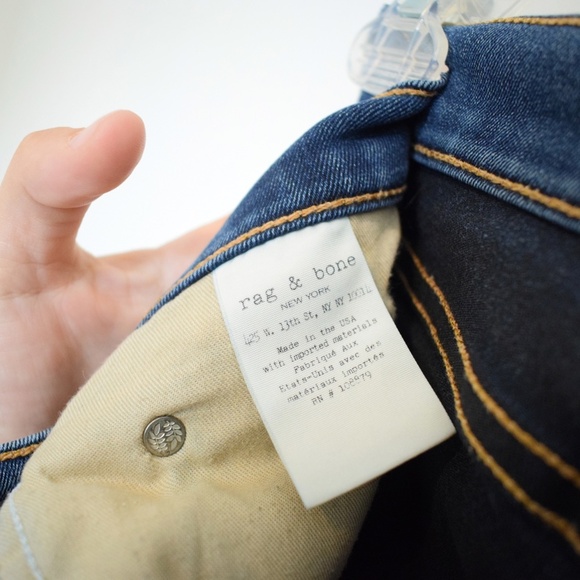 Rag & Bone High Rise Skinny Jeans - Picture 6 of 7